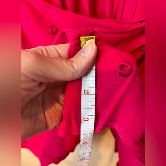 Ettwa by Anthropologie Pink Faux Wrap Romper EUC - Picture 14 of 14
